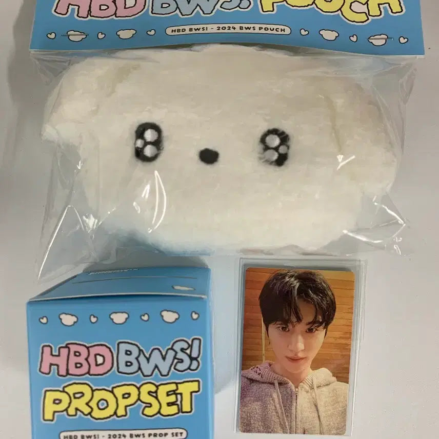 [BUNJANG] Byun Woo Seok 2024 Birthday Pouch + Prop Set + Photocard / 2024 변우석 생일 파우치 + 프롭셋 + 포카