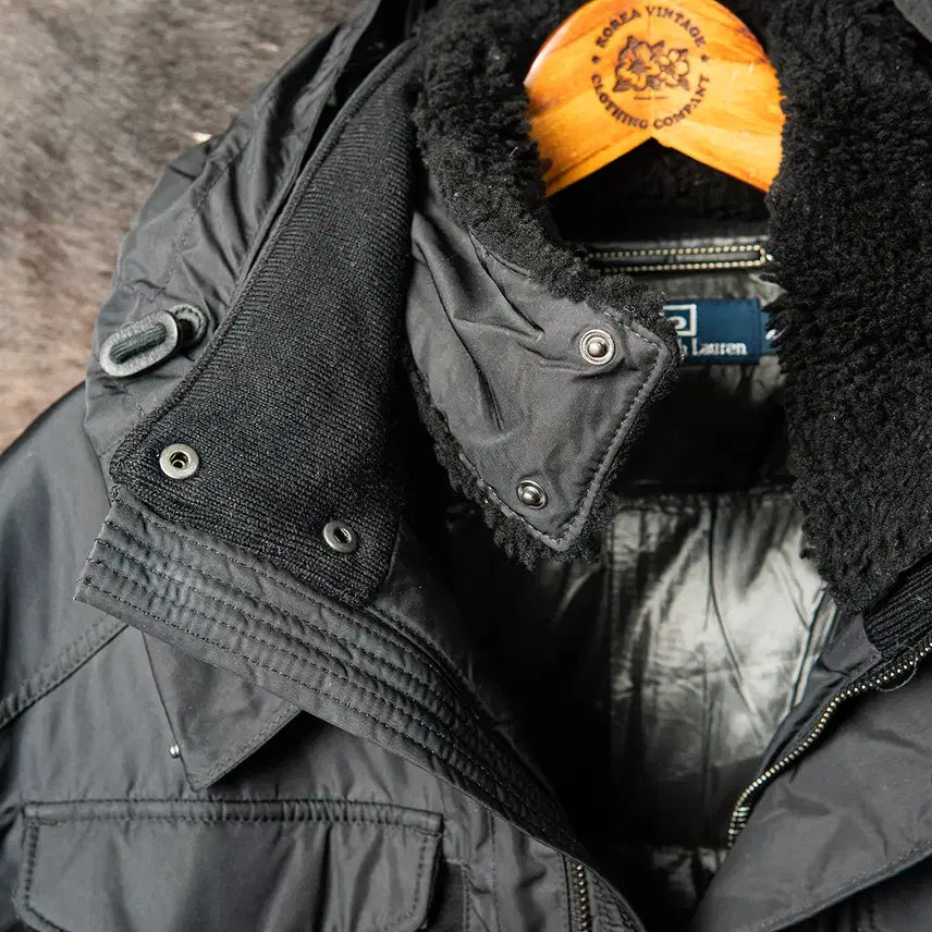 [BUNJANG] Polo Ralph Lauren 00s Hunting Field Down Jacket Black XL / [105] 00s 폴로 랄프로렌 헌팅 / 필드 다운자켓 블랙