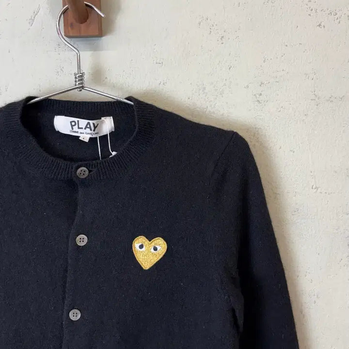[BUNJANG] Comme des Garçons Play Black Cardigan / [L] 꼼데가르송 플레이 블랙 가디건
