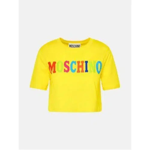 [BUNJANG] Moschino Cropped Short Sleeve T-Shirt Size 40 / 모스키노 크롭 반팔티 사이즈40