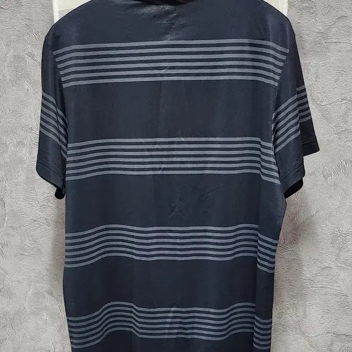 [BUNJANG] Nike Dri-FIT Black Stripe Short Sleeve Polo Shirt / 나이키 드라이핏 검정 스트라이프 반팔 카라티