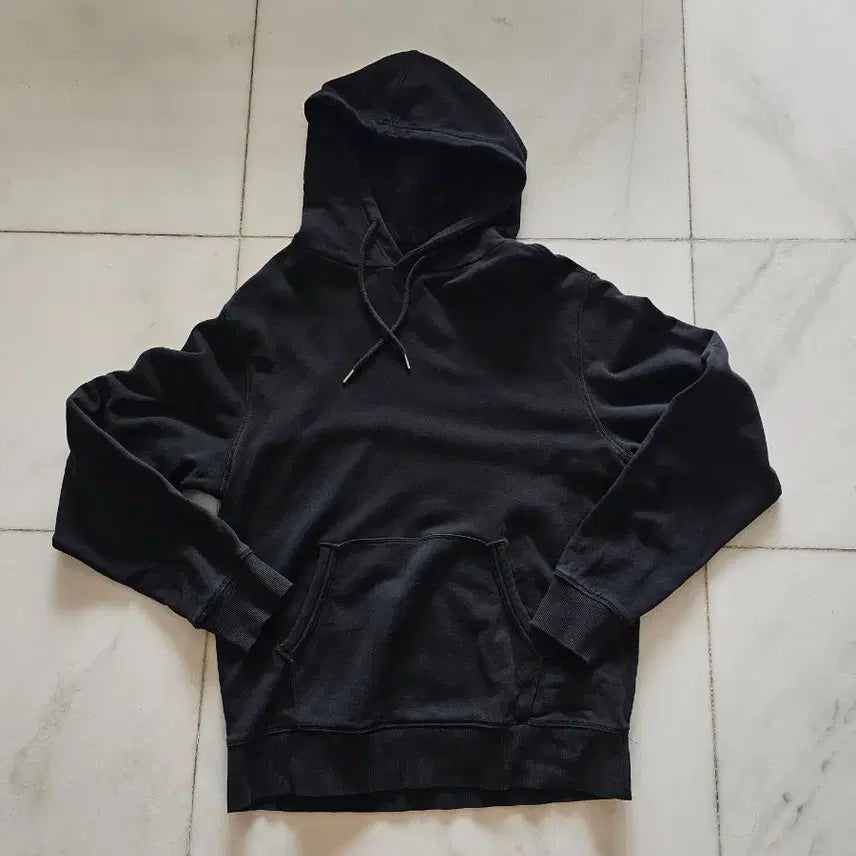 [BUNJANG] TOPTEN Basic Black Hoodie Size L / 탑텐 베이직 블랙 후드티 (사이즈 100)