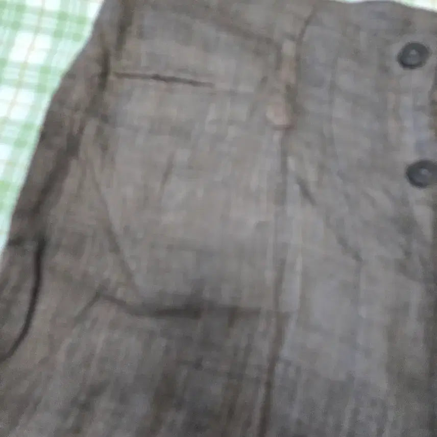 [BUNJANG] Ramie Shorts with Rayon Lining / 47ㅡ모시 반바지 안감 인견으로 허리ㅡ32