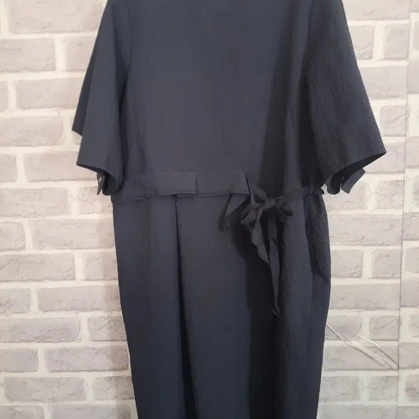 [BUNJANG] J Key Navy 3/4 Sleeve Dress / J Key 네이비 칠부 원피스/알뜰한여우