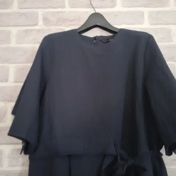 [BUNJANG] J Key Navy 3/4 Sleeve Dress / J Key 네이비 칠부 원피스/알뜰한여우