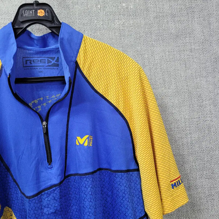 [BUNJANG] Vintage Half Zip T-shirt Size 100 / ㅈ217 반집티 100