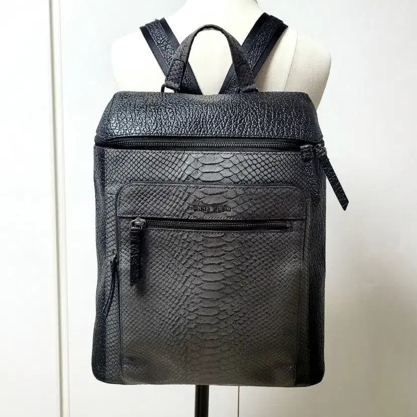 [BUNJANG] Anne Klein Leather Backpack / 정품)앤클라인 백팩  (상태굿)