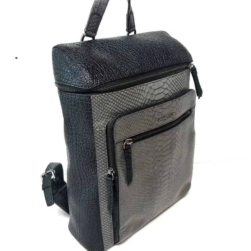 [BUNJANG] Anne Klein Leather Backpack / 정품)앤클라인 백팩  (상태굿)