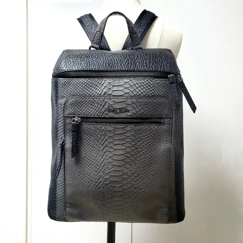 [BUNJANG] Anne Klein Leather Backpack / 정품)앤클라인 백팩  (상태굿)