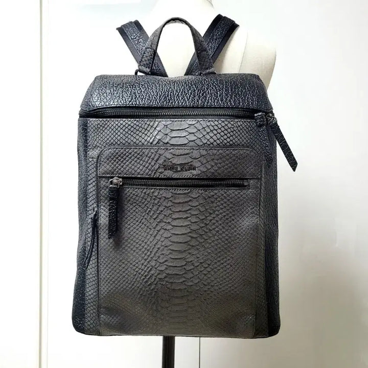[BUNJANG] Anne Klein Leather Backpack / 정품)앤클라인 백팩  (상태굿)