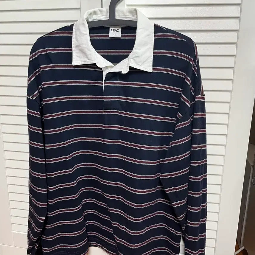 [BUNJANG] SPAO Striped Long-Sleeve T-Shirt / 스파오 스트라이프 롱슬리브 티셔츠
