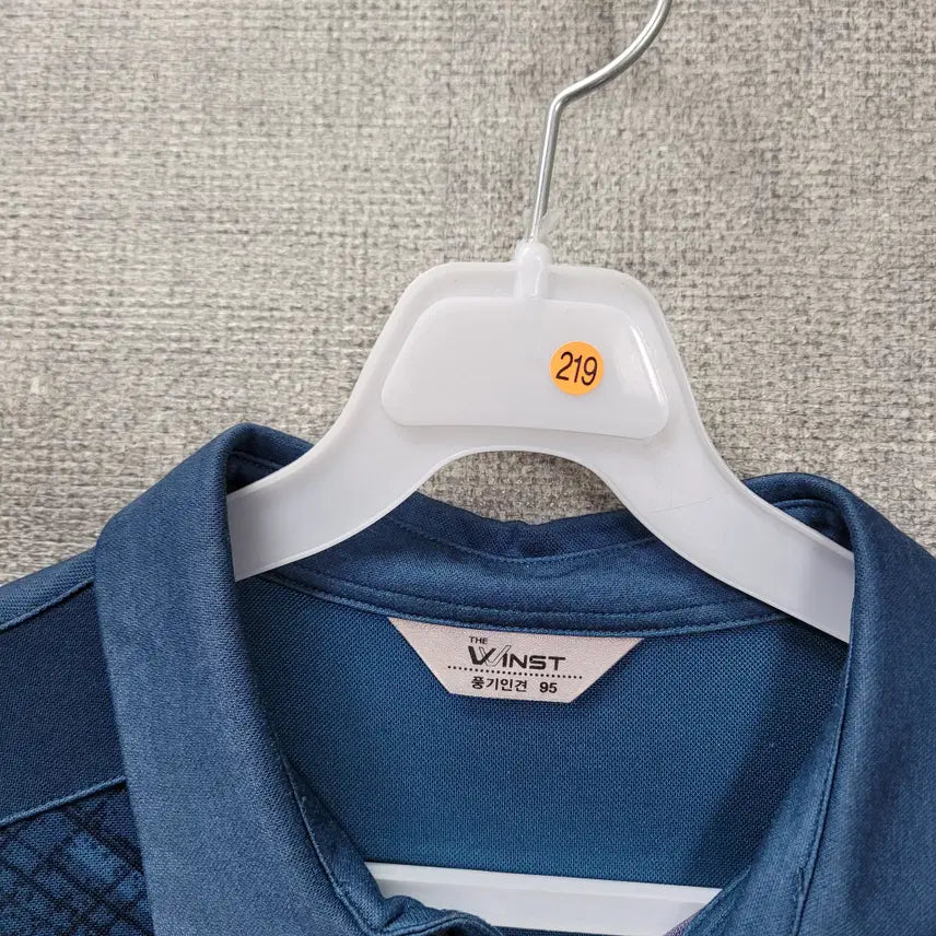 [BUNJANG] Rayon Mandarin Collar T-Shirt Size 95 / ㅈ219 인견 카라티 95