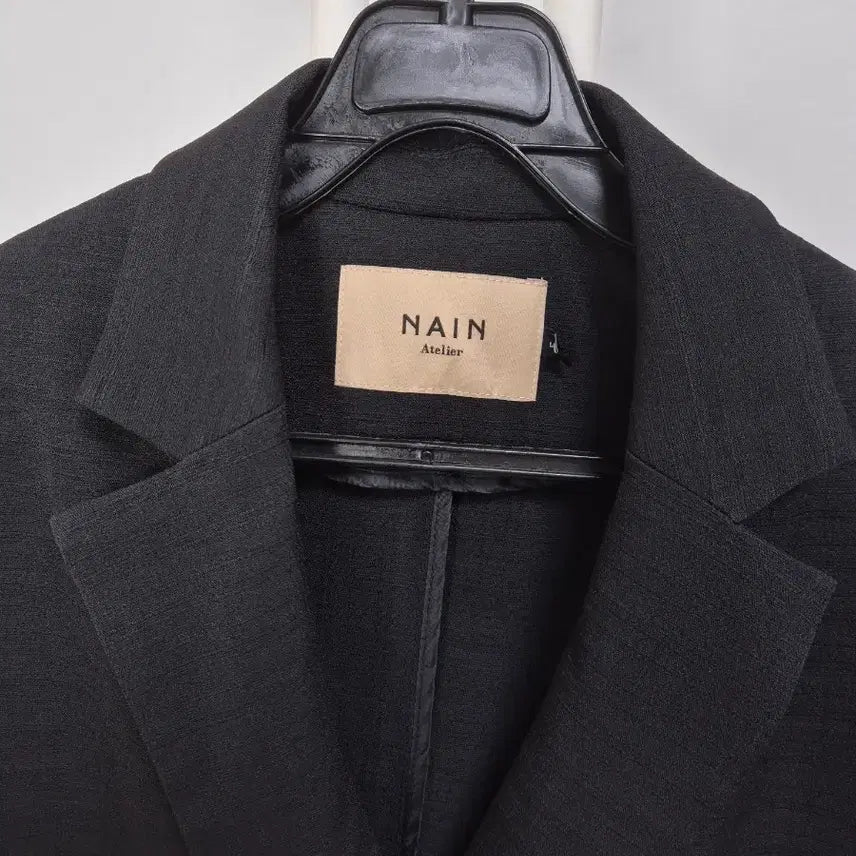 [BUNJANG] NAIN Black Short-Sleeve Cropped Jacket / NAIN 나인 블랙 반팔 크롭 자켓