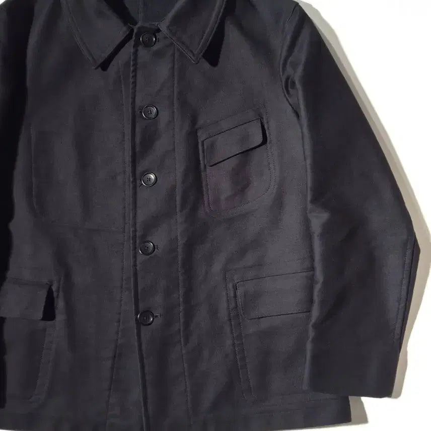 [BUNJANG] Anatomica French Moleskin Work Jacket Black XL / 아나토미카 프렌치 몰스킨 워크자켓 블랙 XL