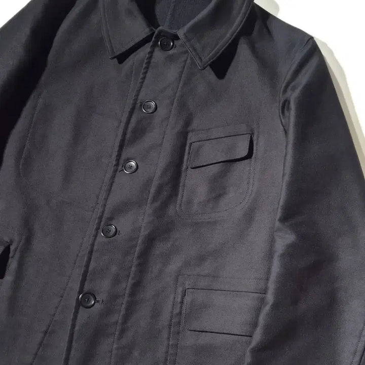 [BUNJANG] Anatomica French Moleskin Work Jacket Black XL / 아나토미카 프렌치 몰스킨 워크자켓 블랙 XL