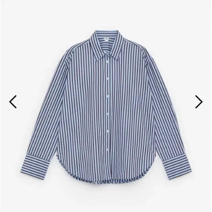 [BUNJANG] Arket Cotton Poplin Striped Shirt / 아르켓 코튼 포플린 셔츠