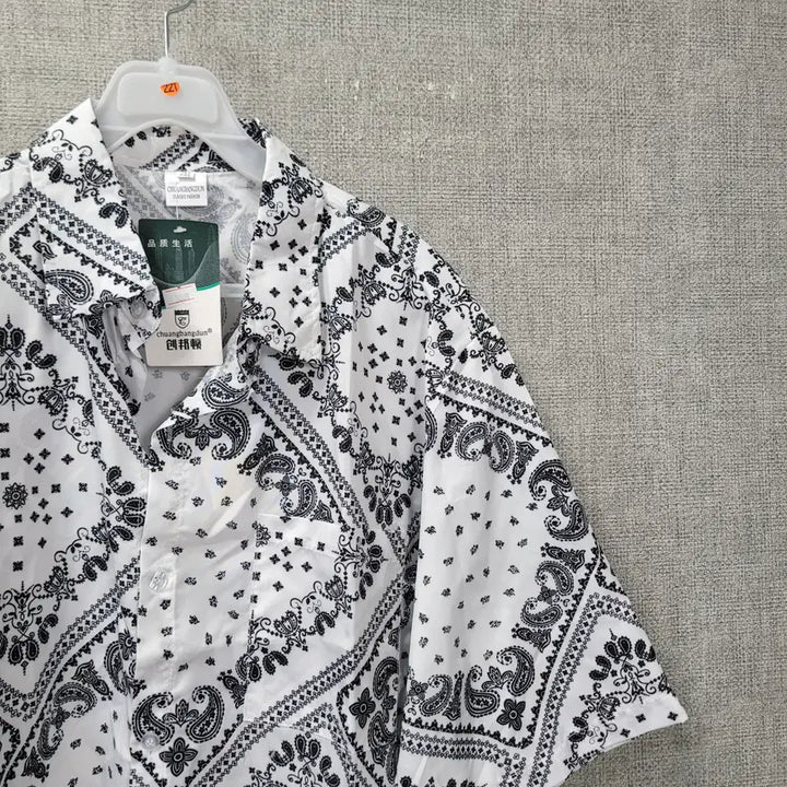 [BUNJANG] Patterned Shirt Size 105 / ㅈ221 패턴 셔츠 105