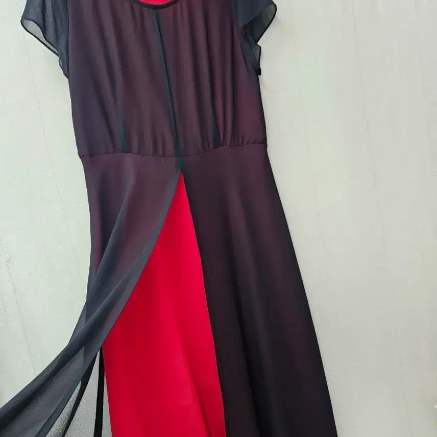 [BUNJANG] Chiffon See-through Layered Long Dress / 쉬폰 시스루 레이어드롱원피스 66