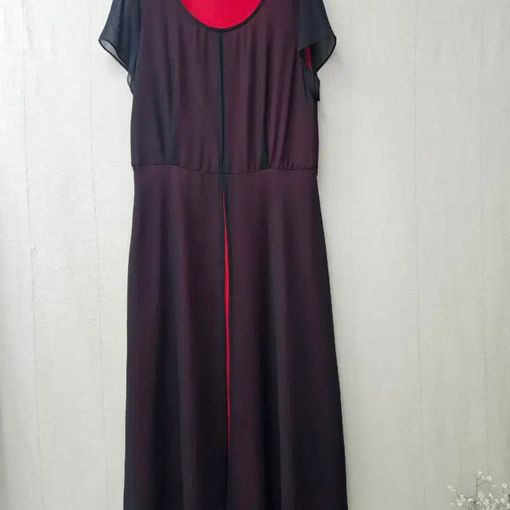 [BUNJANG] Chiffon See-through Layered Long Dress / 쉬폰 시스루 레이어드롱원피스 66