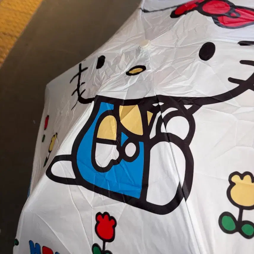 [BUNJANG] Hello Kitty Blue Sun Umbrella / 헬로키티 양산 겸 우산 블루