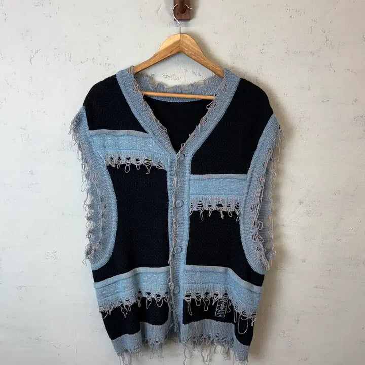 [BUNJANG] Ader Error 23SS Sebra Patchwork Knit Vest / [2] 아더에러 23SS 세브라 패치워크 니트 베스트