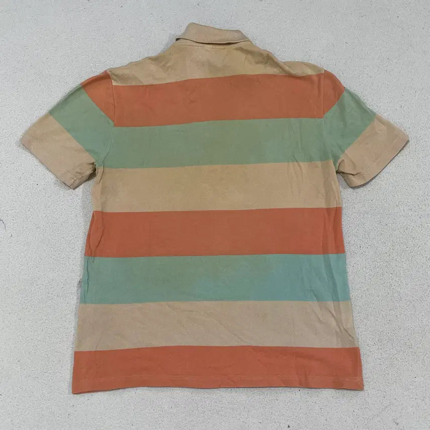 [BUNJANG] Lacoste Striped Pique Short Sleeve Polo Shirt / 3SIZE 라코스테 스프라이트 피케 반팔 폴로셔츠 0427