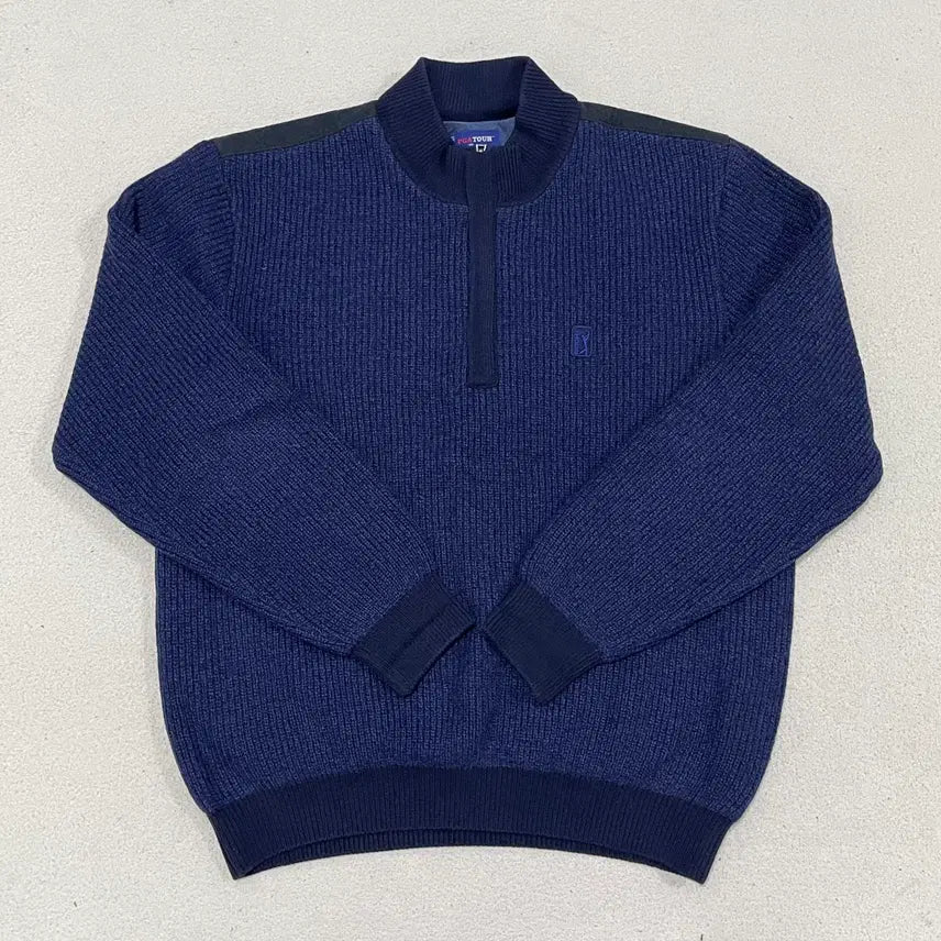 [BUNJANG] L PGA TOUR Half Zip Golf Wool Knit Sweater / L PGA TOUR 하프 집업 골프 울 니트 스웨터 0428-1