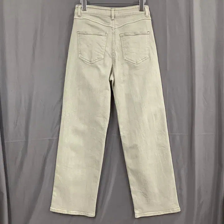 [BUNJANG] Amomento Semi Wide Light Grey Denim Pants / 0 아모멘토 세미 와이드 라이트 그레이 데님팬츠 청바지