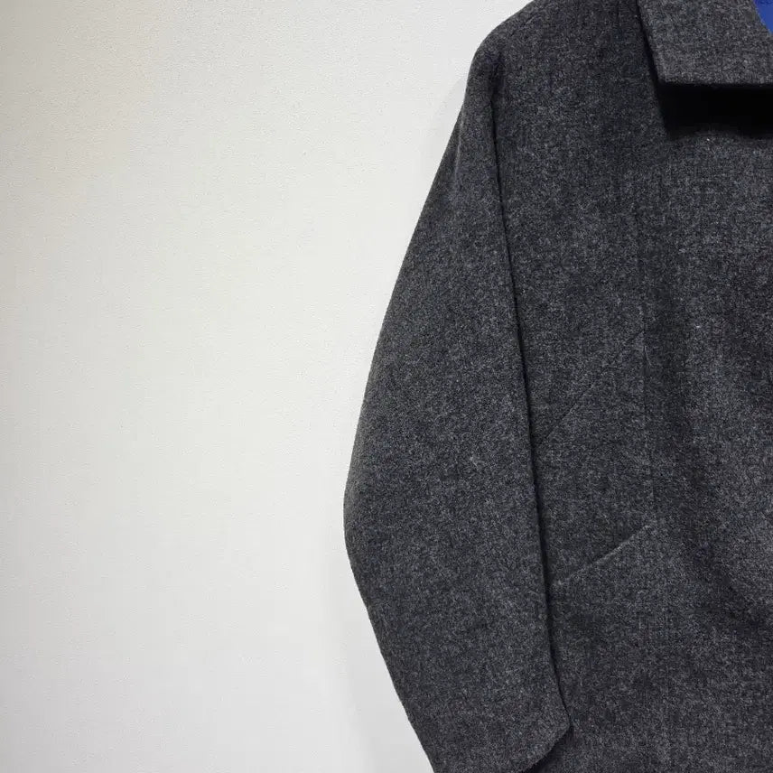 [BUNJANG] DEMOO PARKCHOONMOO Diagonal Zipper Wool Jacket / 데무 박춘무 사선 지퍼 울 자켓