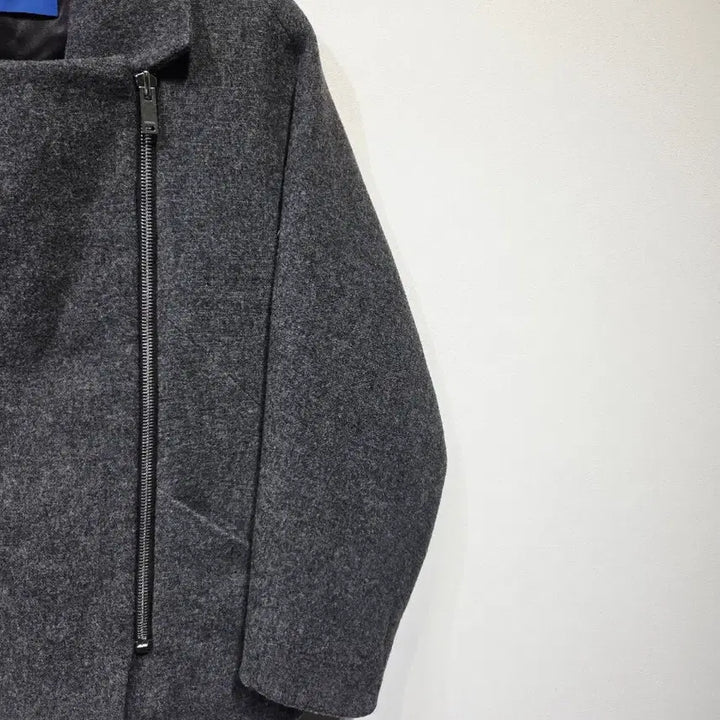 [BUNJANG] DEMOO PARKCHOONMOO Diagonal Zipper Wool Jacket / 데무 박춘무 사선 지퍼 울 자켓