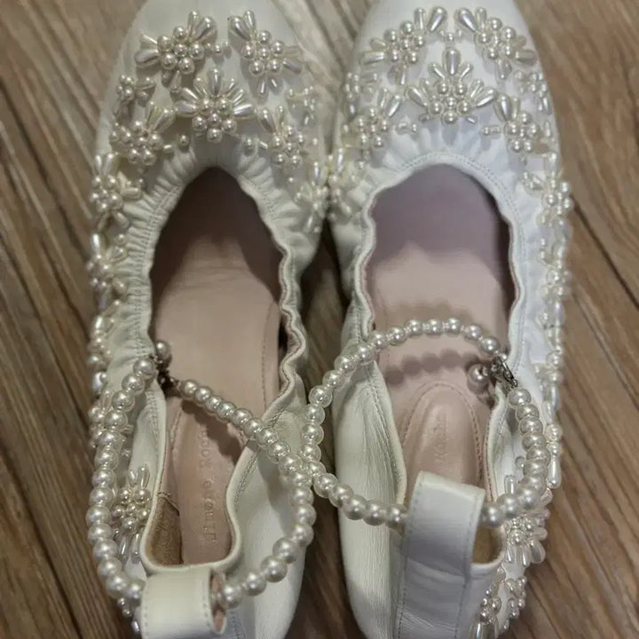 [BUNJANG] Simone Rocha Pearl Ballerina Flats Shoes Size 38 / 시몬로샤 진주 발레리나 플랫 슈즈 38