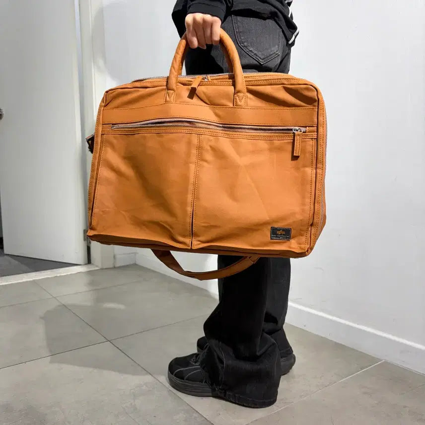 [BUNJANG] Alpha Industries 2-Way Briefcase Bag / 알파 인더스트리 투웨이 브리프케이스 가방 크로스백
