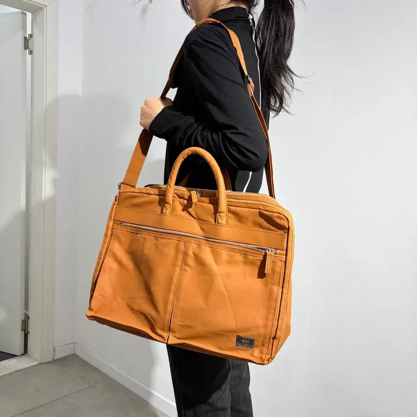 [BUNJANG] Alpha Industries 2-Way Briefcase Bag / 알파 인더스트리 투웨이 브리프케이스 가방 크로스백