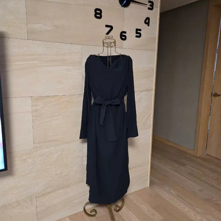 [BUNJANG] COS Pleated Belt Long Dress / [36] COS 코스 플리츠 밸트 롱 원피스