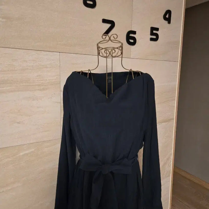 [BUNJANG] COS Pleated Belt Long Dress / [36] COS 코스 플리츠 밸트 롱 원피스