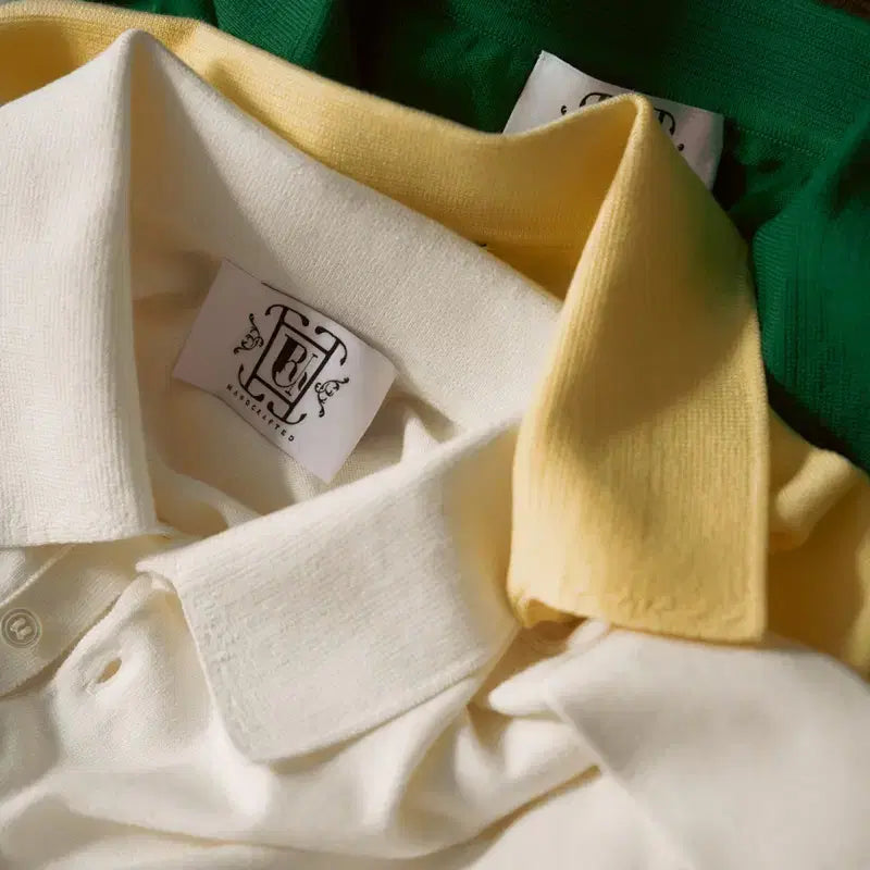 [BUNJANG] Frui Polo Knit T-Shirt Green / 새상품 Frui 프루이 반팔 폴로니트 그린