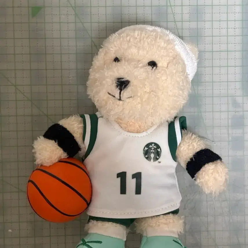 [BUNJANG] Starbucks Bearista Basketball Bear 11 / 스타벅스 베어리스타 농구 곰돌이 11번