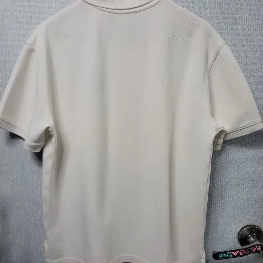 [BUNJANG] 5252 by O!Oi White Polo T-Shirt / 5252바이오아이오아이 화이트 폴로티