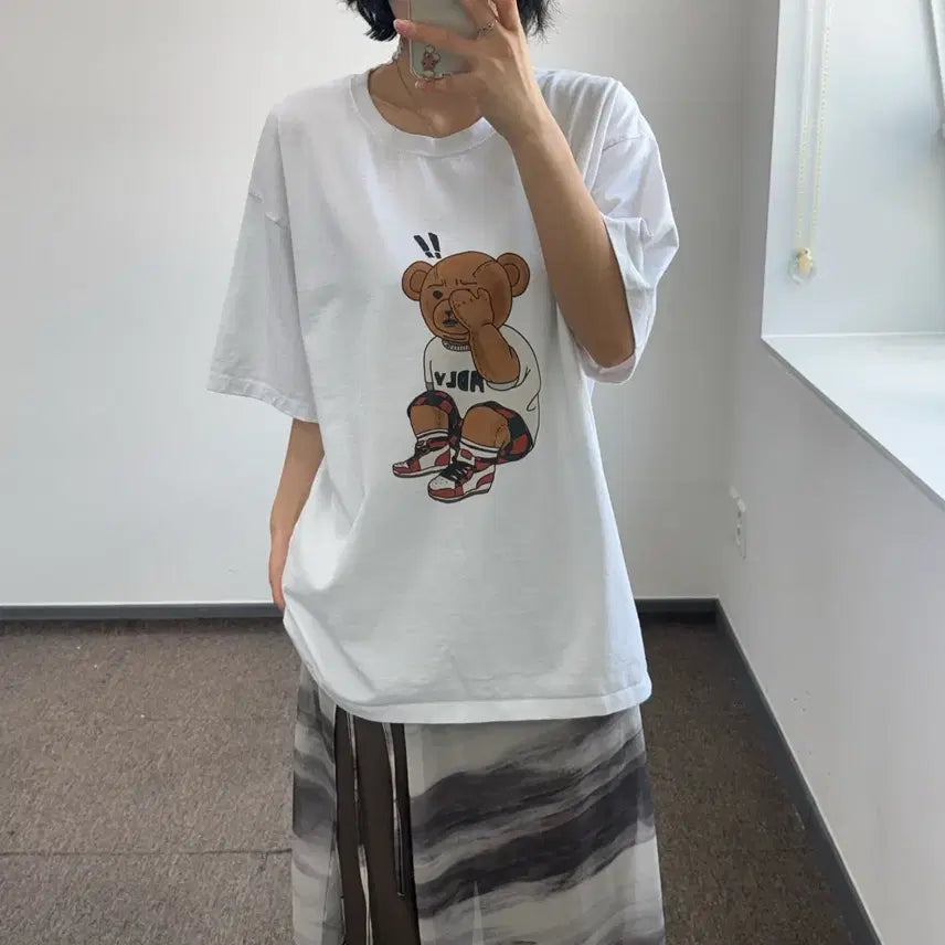 [BUNJANG] Acme de la Vie White T-Shirt / Acme de la vIe 아크메드라비 화이트 반팔