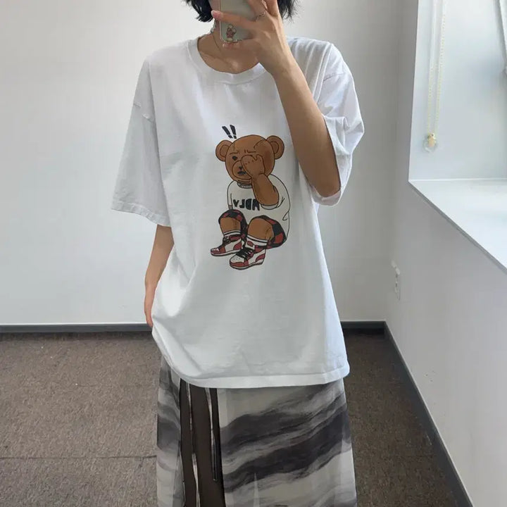 [BUNJANG] Acme de la Vie White T-Shirt / Acme de la vIe 아크메드라비 화이트 반팔