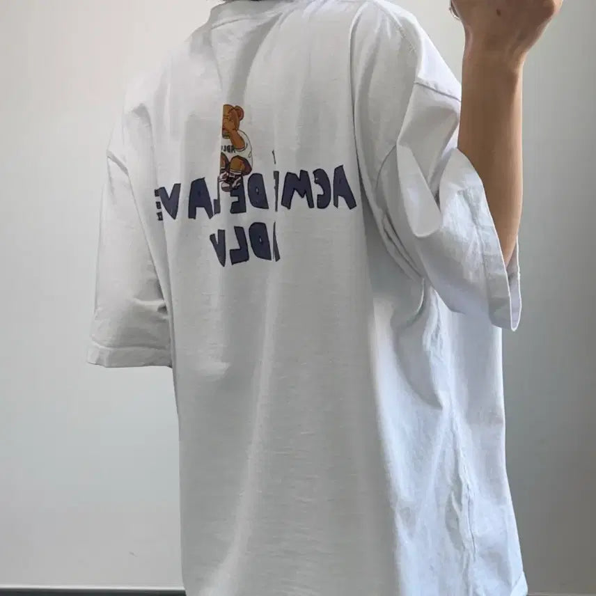 [BUNJANG] Acme de la Vie White T-Shirt / Acme de la vIe 아크메드라비 화이트 반팔