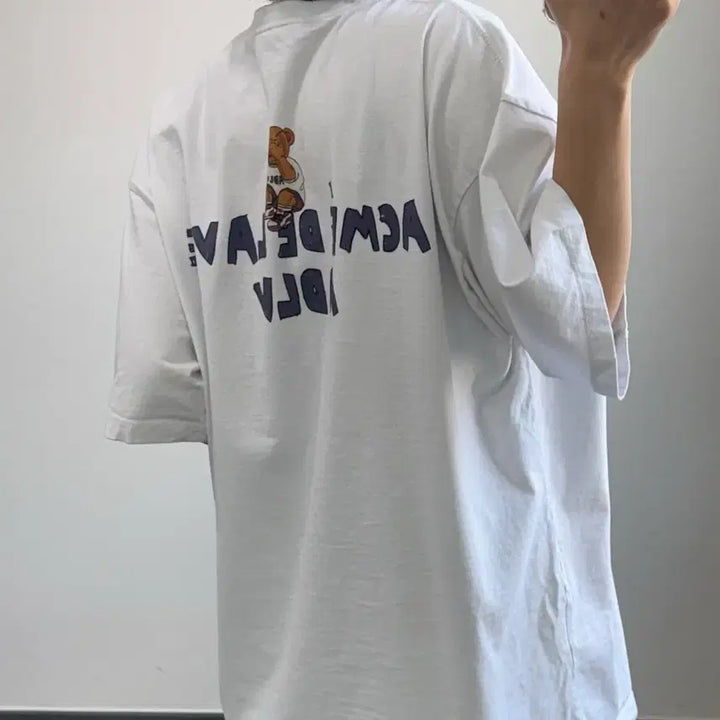 [BUNJANG] Acme de la Vie White T-Shirt / Acme de la vIe 아크메드라비 화이트 반팔