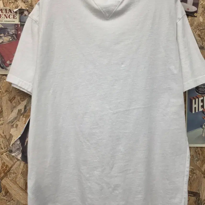 [BUNJANG] Hansem Tommy Jeans White Short-Sleeve T-Shirt / 한섬 타미진 화이트 반팔 티셔츠