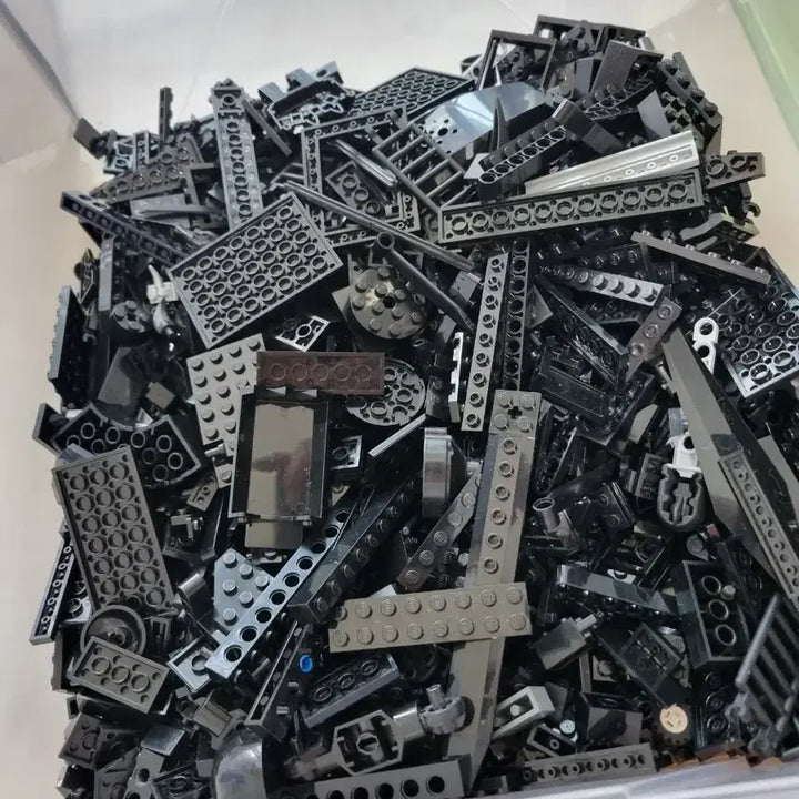 [BUNJANG] LEGO Genuine Black Parts Container / 레고 정품 검정색 부품 한 통