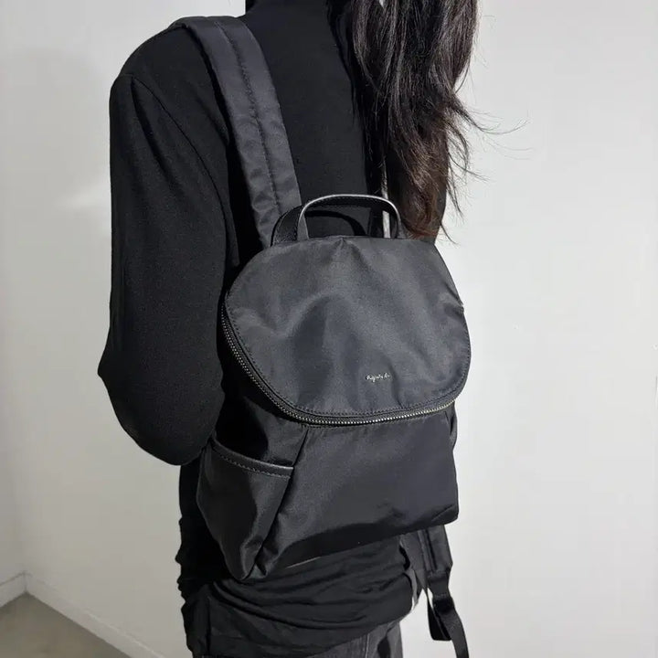 [BUNJANG] Agnès b. Small Logo Backpack / 아네스베 스몰 로고 백팩 가방