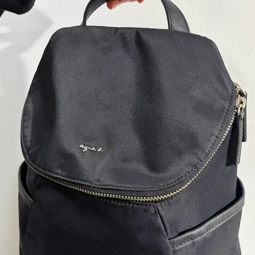 [BUNJANG] Agnès b. Small Logo Backpack / 아네스베 스몰 로고 백팩 가방
