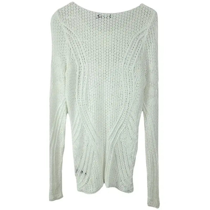 [BUNJANG] Polo Ralph Lauren See-through Net Summer Knit Ivory (Women&