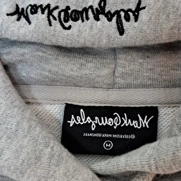 [BUNJANG] Mark Gonzales Grey Hoodie M / 마크곤잘레스 회색 후드티 M