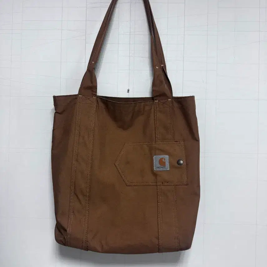 [BUNJANG] Carhartt Essential Tote Bag Brown / 칼하트 에센셜 토트백 브라운