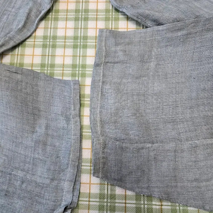 [BUNJANG] Traditional Ramie Pants (Light Gray) / 50ㅡ모시 전통 바지ㅡ허리선부터  기장ㅡ102